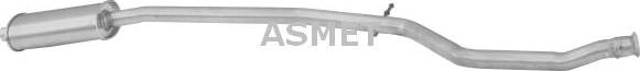 Toba esapament intermediara PEUGEOT 206 hatchback 