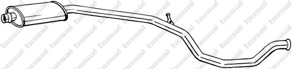 Toba esapament intermediara PEUGEOT 206 hatchback 