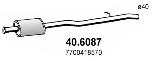 Toba esapament intermediara # Renault Clio 1998 1999 2000 2001 2002 2003 2004 2005 2006 2007 2008 2009 2010 2011 2012 2013 2014 2015 2016 2017 2018 2019 2020 2021 2022 2023 2024 2025 # 40 6087 # ASSO