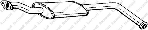 Toba esapament intermediara RENAULT CLIO   (B/C57_, 5/357_) (1990 - 1998) BOSAL 200-441