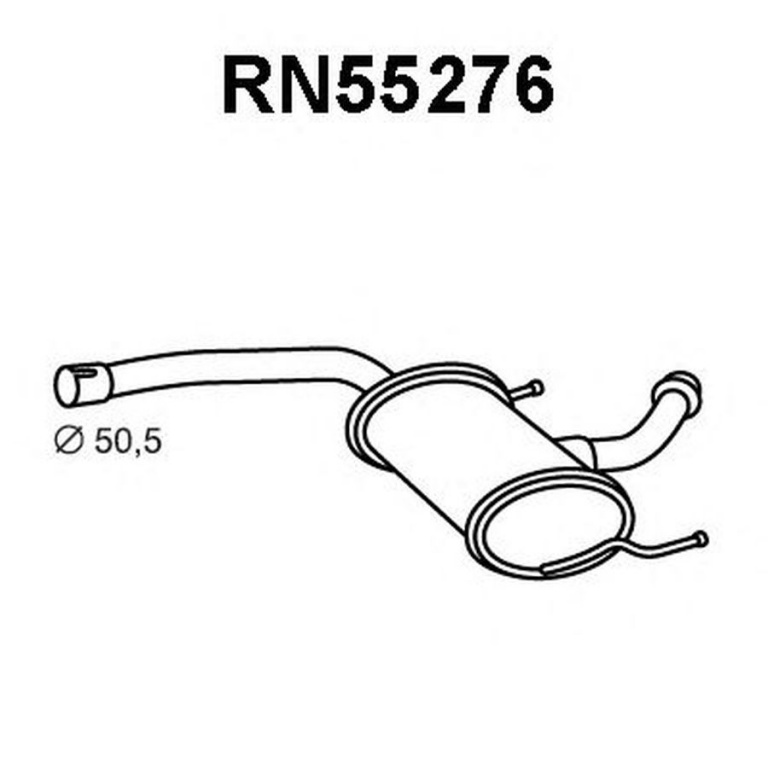 Toba esapament intermediara RENAULT LAGUNA I B56 556 VENEPORTE RN55276