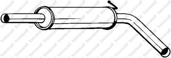 Toba esapament intermediara # Skoda Fabia 1999 2000 2001 2002 2003 2004 2005 2006 2007 2008 # 220 039 # BOSAL