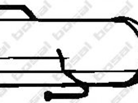 Toba esapament intermediara TOYOTA COROLLA Wagon (__E11_) (1997 - 2001) BOSAL 228-465