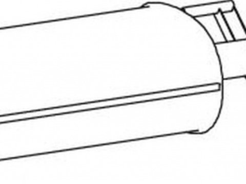 Toba esapament intermediara VW LT 28-46 II platou sasiu 2DC 2DF 2DG 2DL 2DM DINEX 74406