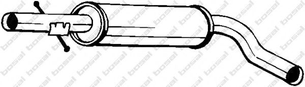 Toba esapament intermediara VW NEW BEETLE Cabriolet (1Y7) (2002 - 2010) QWP WEX101