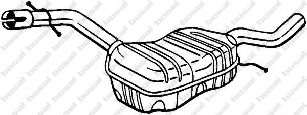 Toba esapament intermediara VW TOURAN (1T1, 1T2) (