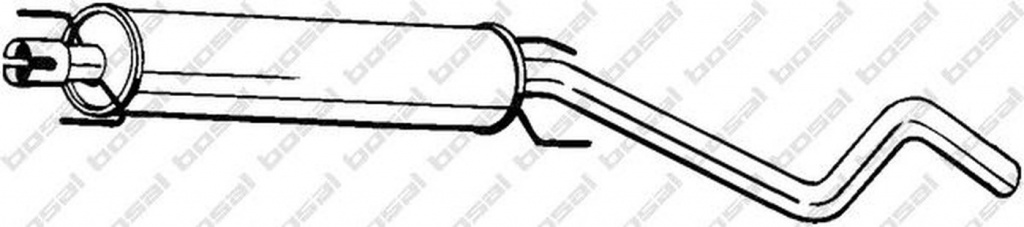 Toba esapament OPEL ASTRA H GTC L08 BOSAL 284-735