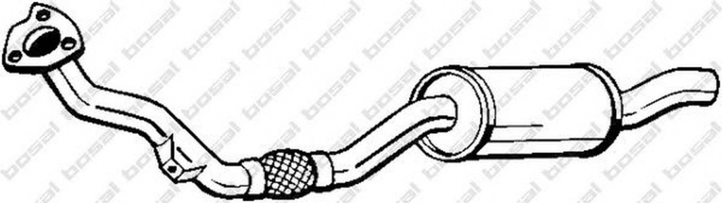 Toba esapament primara AUDI A4 Avant 8D5 B5 BOSAL 233-073