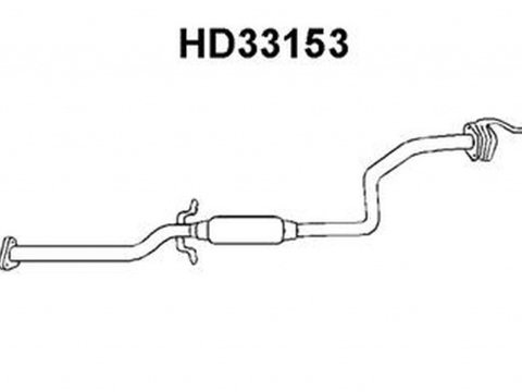 Toba esapament primara HONDA CIVIC V Hatchback EG VENEPORTE HD33153