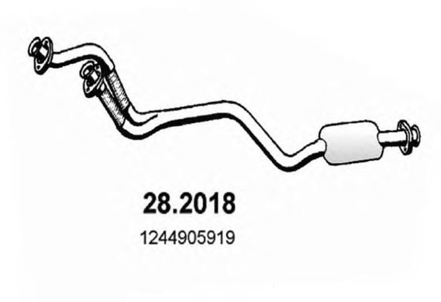 Toba esapament primara MERCEDES-BENZ limuzina W124 ASSO 282018