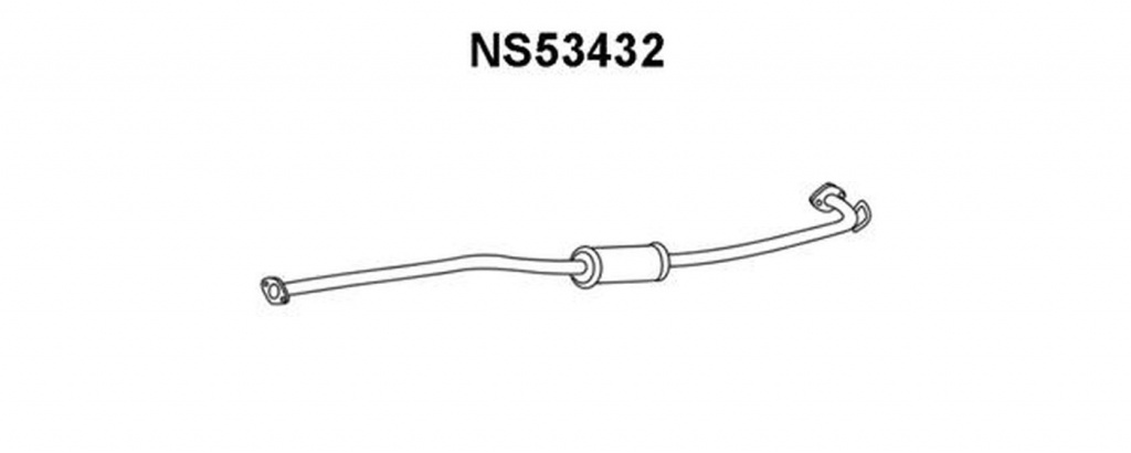 Toba esapament primara NISSAN X-TRAIL T30 VENEPORTE NS53432