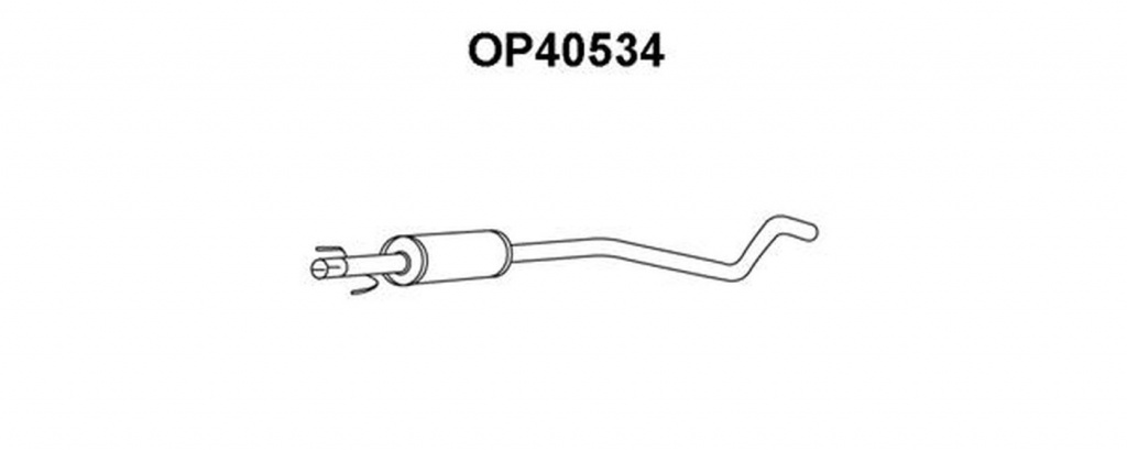 Toba esapament primara OPEL ASTRA G combi F35 VENEPORTE OP40534