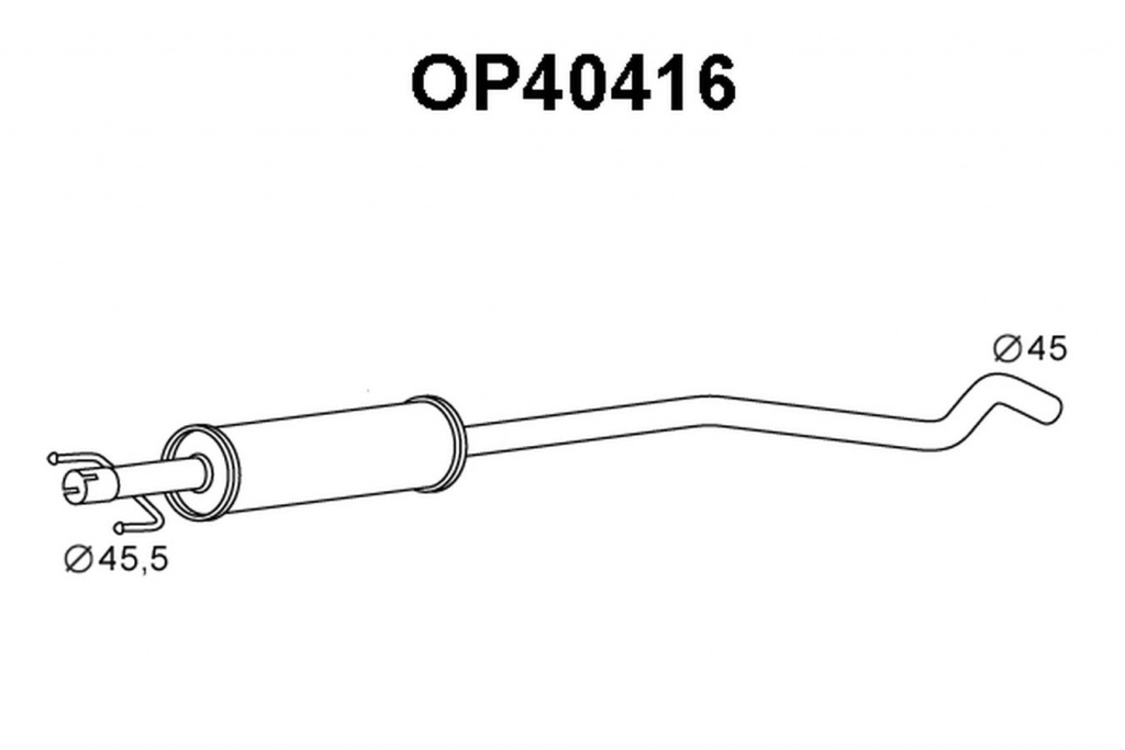 Toba esapament primara OPEL ASTRA G combi F35 VENEPORTE OP40416