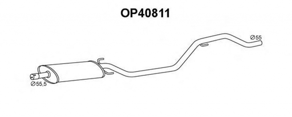 Toba esapament primara OPEL VECTRA C GTS VENEPORTE