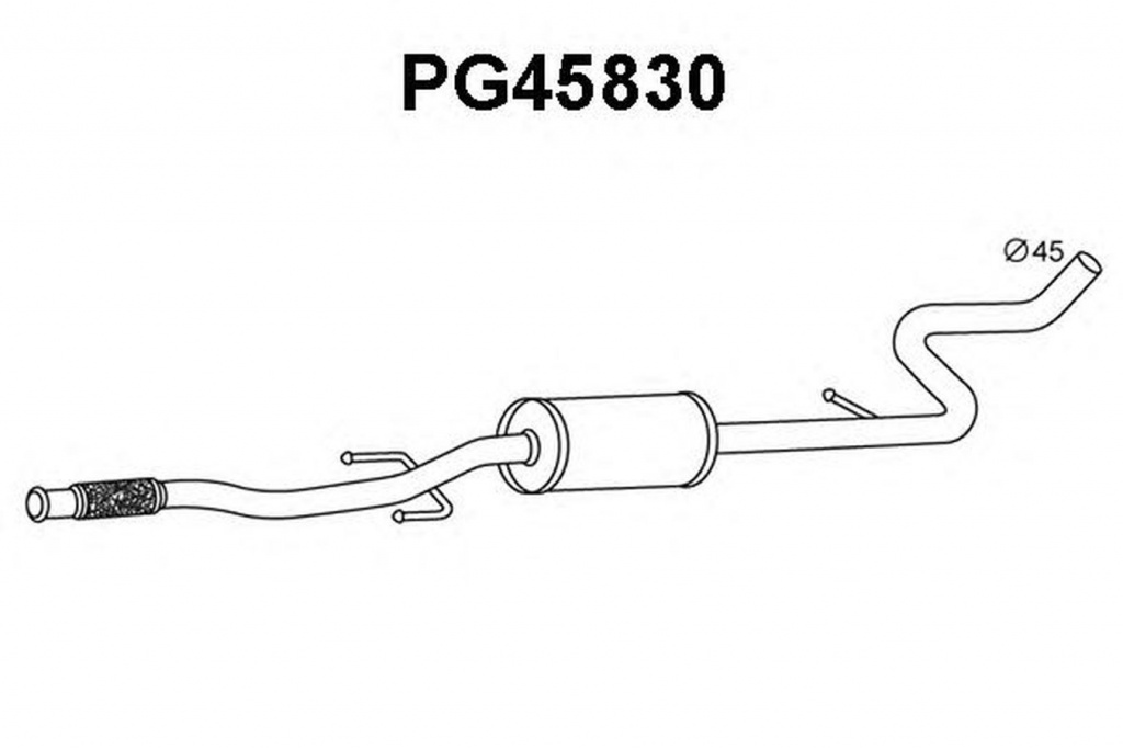 Toba esapament primara PEUGEOT 207 CC WD VENEPORTE PG45830