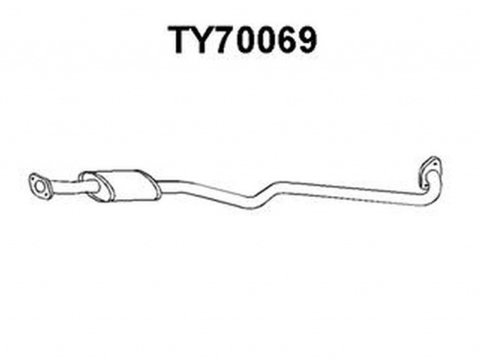 Toba esapament primara TOYOTA COROLLA Compact E10 VENEPORTE TY70069