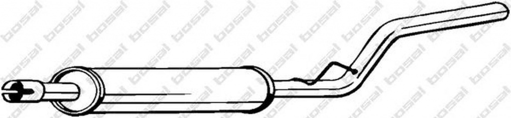 Toba esapament VW CADDY III caroserie 2KA 2KH 2CA 2CH BOSAL 279-313