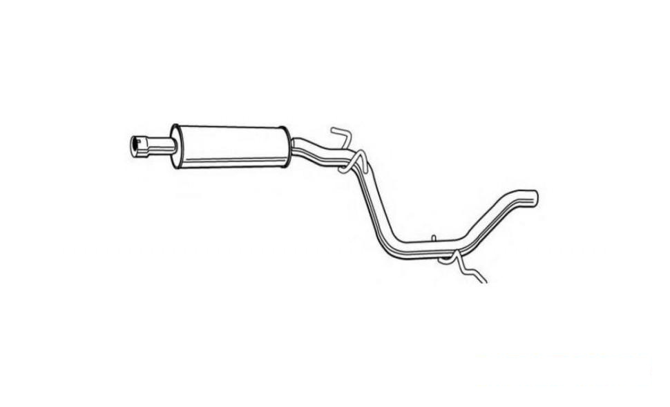 Toba intermediara SKODA OCTAVIA Combi (1Z5) 2004-2013, OCTAVIA (1Z3) 2004-2013, VW JETTA III (1K2) 2005-2010