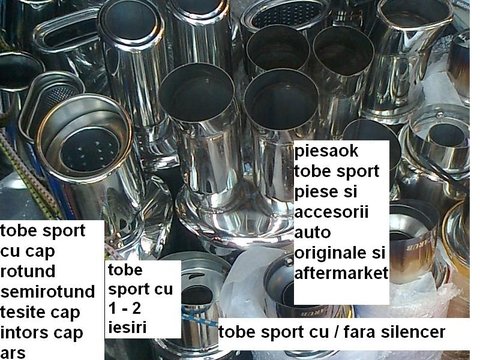 Toba / tobe sport inox silencer sunet