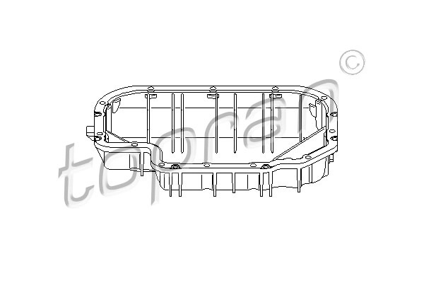 TOPRAN Baie ulei 407979 pentru MERCEDES-BENZ E-CLASS (W210) M 112.941 3199cc 224cp 165kW 1996 1997 1998 1999 2000 2001 2002