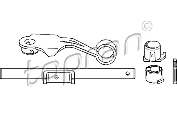 TOPRAN Furca decuplare, ambreiaj 722141 se potriveste la CITROEN ZX Break (N2) 1993 1994 1995 1996 1997