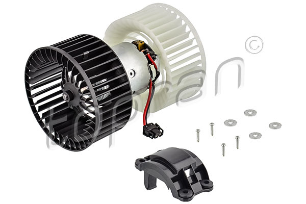 TOPRAN Ventilator, habitaclu 501697 se potriveste la BMW 3 (E46) 1997 1998 1999 2000 2001 2002 2003 2004 2005