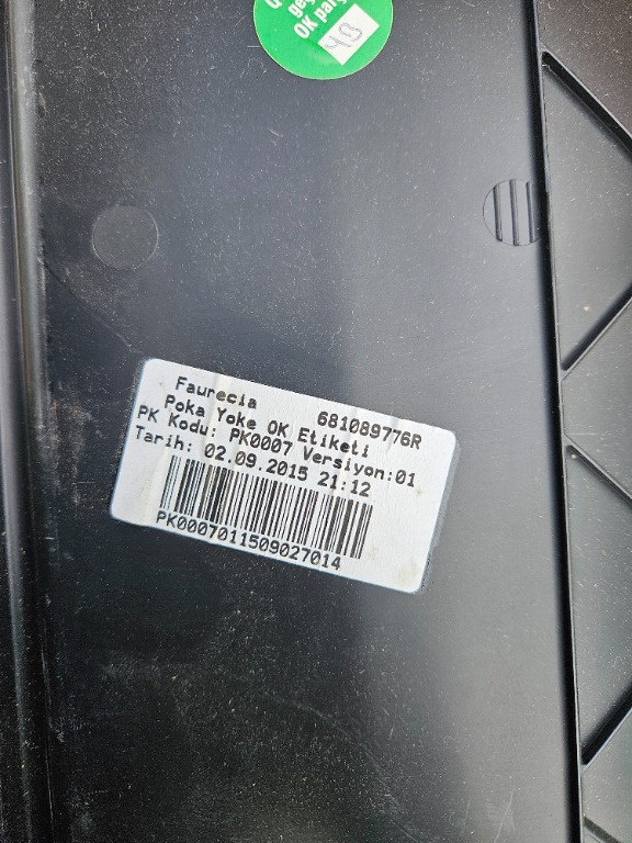 Torpedou renault clio 4 cod 681089776r c