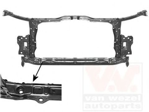 Trager panou fata TOYOTA AVENSIS combi T25 VAN WEZEL 5307667