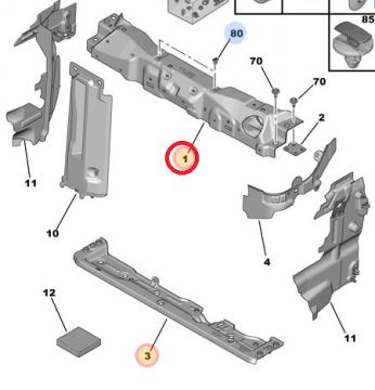 TRAGER SUPERIOR - CITROEN C-ELYSEE 13-16 202000200 202000200 9675630080