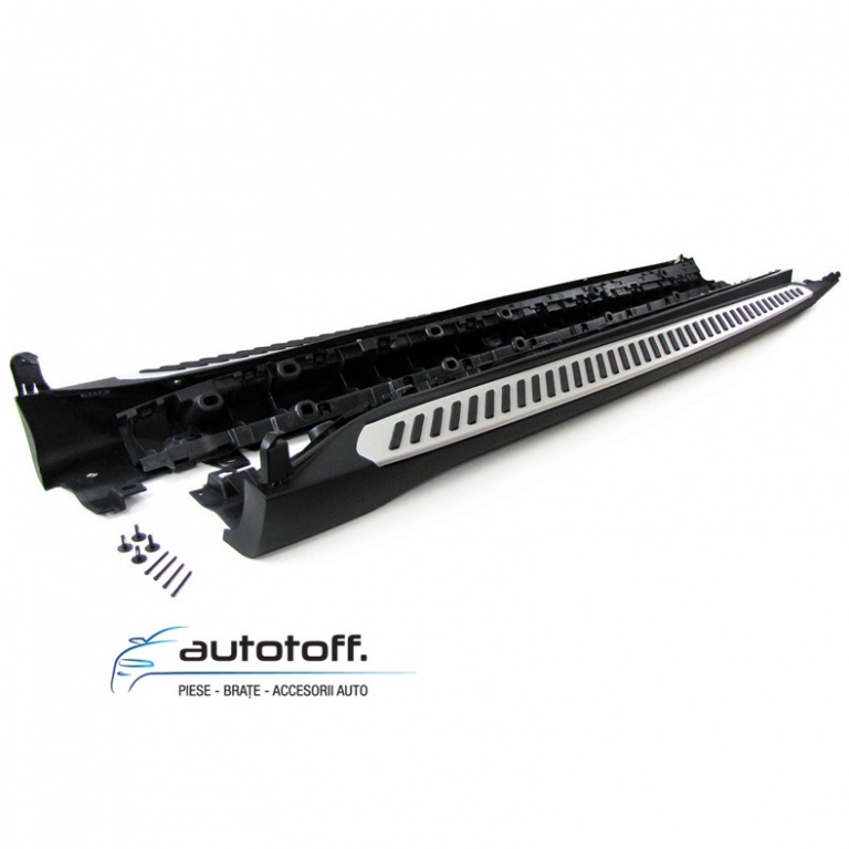 Trepte laterale X6 F16 din Aluminiu - Praguri laterale BMW X6 F16