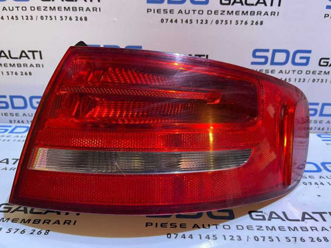 Tripla Lampa Stop Dreapta Caroserie Aripa cu DEFECT Audi A4 B8 Break Combi 2008 - 2012