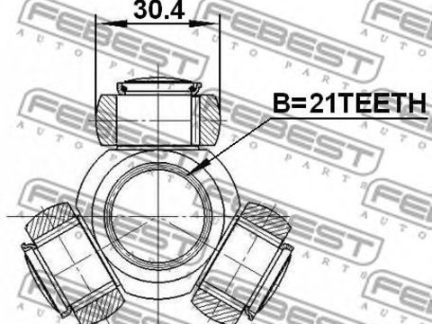 Tripoda cardan NISSAN MICRA III (K12) - Cod intern: W20162583 - LIVRARE DIN STOC in 24 ore!!!