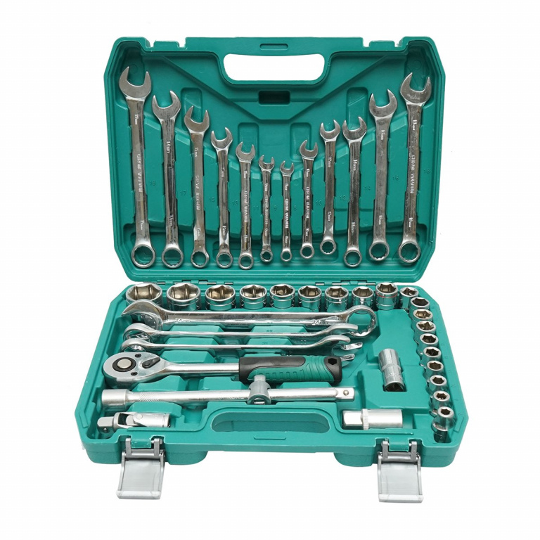 Trusa cheie tubulare 8-32mm si cheie fixe combinate 8-24mm, antrenor cu clichet 41 piese Breckner Germany