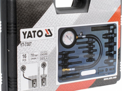 Trusa Tester Compresie Motor 16 Bucati Yato YT7307