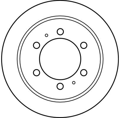 TRW Disc frana DF4133 la SSANGYONG KORAN