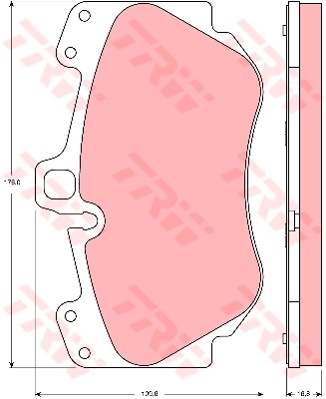 Trw set placute frana fata pt audi A8,R8