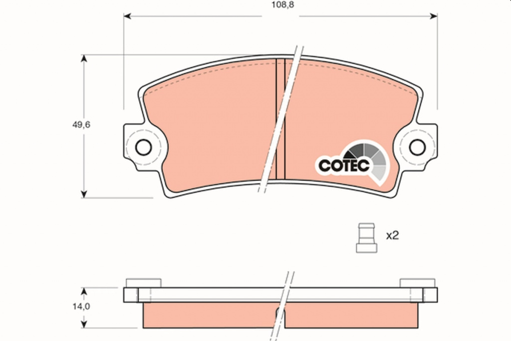 TRW set placute frana,frana disc GDB148 compatibil cu DACIA 1410 combi 1994 1995 1996 1997 1998