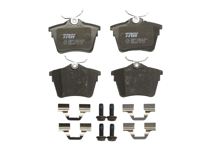 Trw set placute frana spate pentru peugeot 407,607