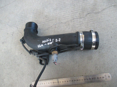 Tub conducta furtun admisie cu senzor 17362-0R021 Toyota Auris 2.0 D , 2.2 D 177cp 2006 2007 2008 2009