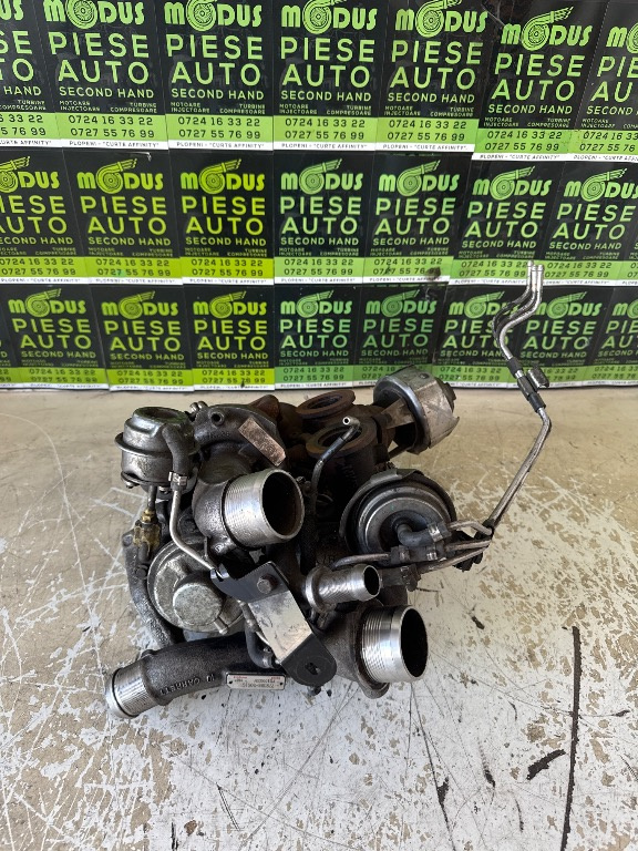 Turbina biturbo Citroen Peugeot Fiat 2.2 hdi motor 4HT 170 cp 125 kw