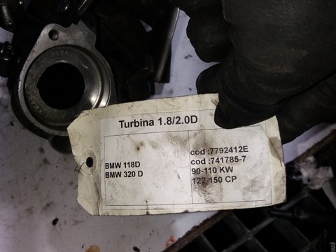 Turbina bmw 118 150cp