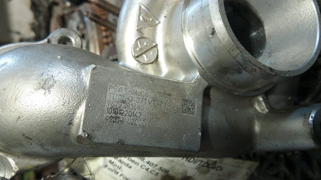 Turbina Citroen/Ford/Peugeot 1.6 Hdi 90 cp E5 PN:9673283680