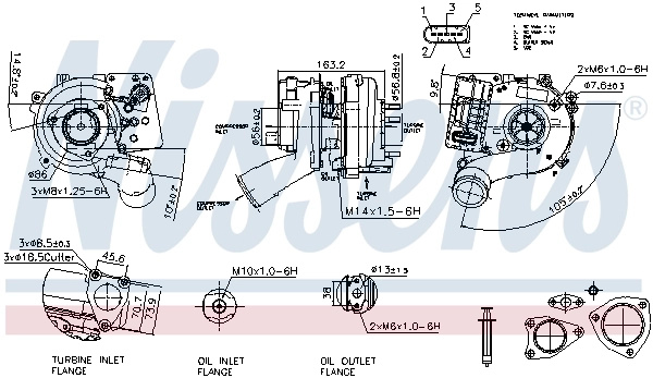 Turbina Nissens AUDI A6 C6 Avant (4F5) 2005-2011 - 93534