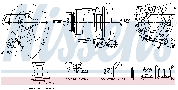Turbina Nissens VOLVO FMX III 2020-2025 - 93717