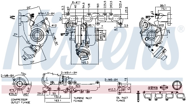 Turbina Nissens VW CADDY ALLTRACK IV Aut