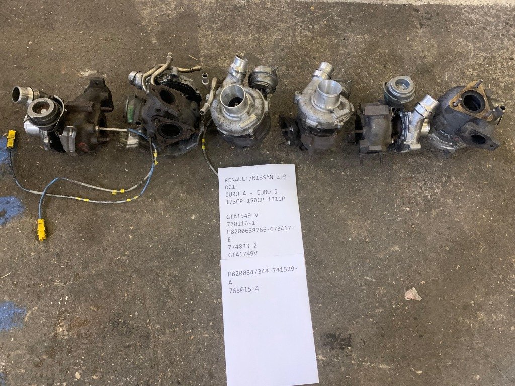 TURBINA RENAULT LATITUDE 2.0 DCI EURO 4 - EURO 5 173CP-150CP-131CP H8200347344-741529-A