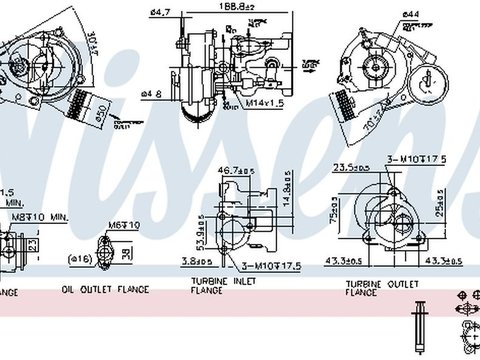 Turbo AUDI A4 8E2 B6 DELPHI HNX305