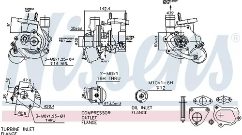 Turbo FIAT DOBLO microbus 223 119 DELPHI HNX312 PieseDeTop