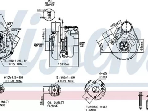 Turbo FIAT DUCATO bus 230 DELPHI HNX113 PieseDeTop