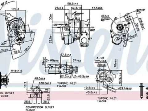 Turbo PEUGEOT 107 DELPHI HNX302 PieseDeTop